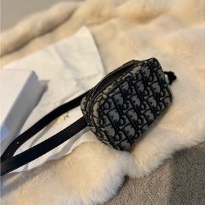 Dior Stylish Blue and Gray Designer Crossbody Bag